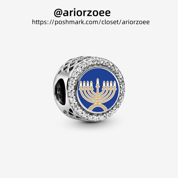 Pandora Love and Light Menorah Charm|Pendant - Picture 1 of 2